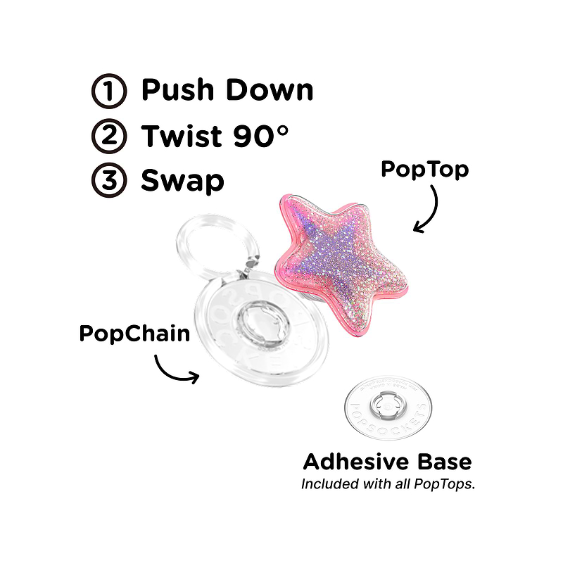 Tidepool Squishy Star Aura Pinky &mdash; PopTop image number 1